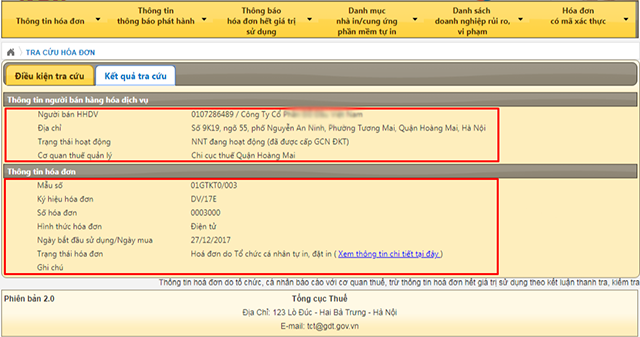 Cách tra cứu hóa đơn điện tử
