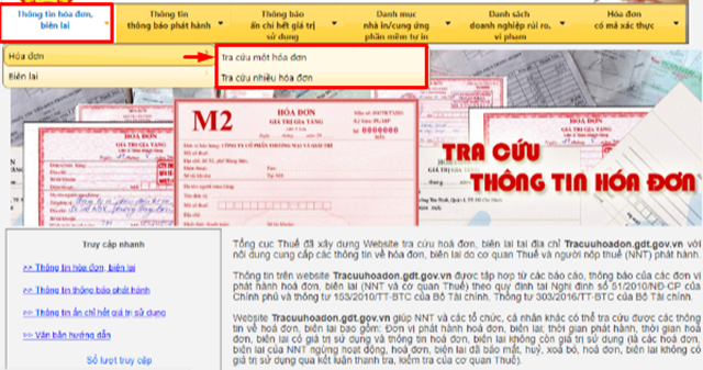 Cách tra cứu thông tin hóa đơn điện tử