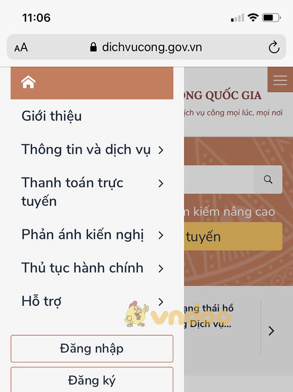Nộp phạt vi phạm giao thông