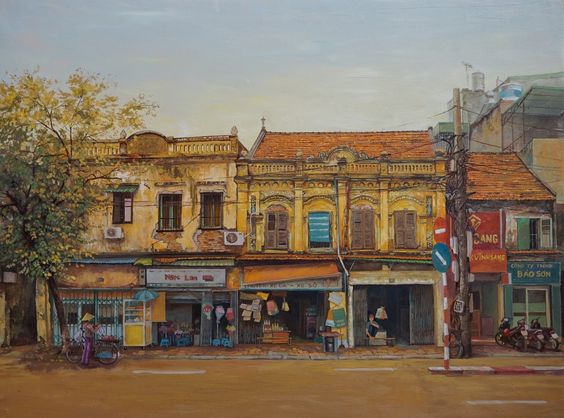 Tranh vẽ Hà Nội trong em