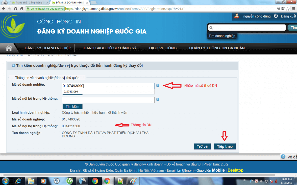 Cách đăng tải mẫu dấu công ty online