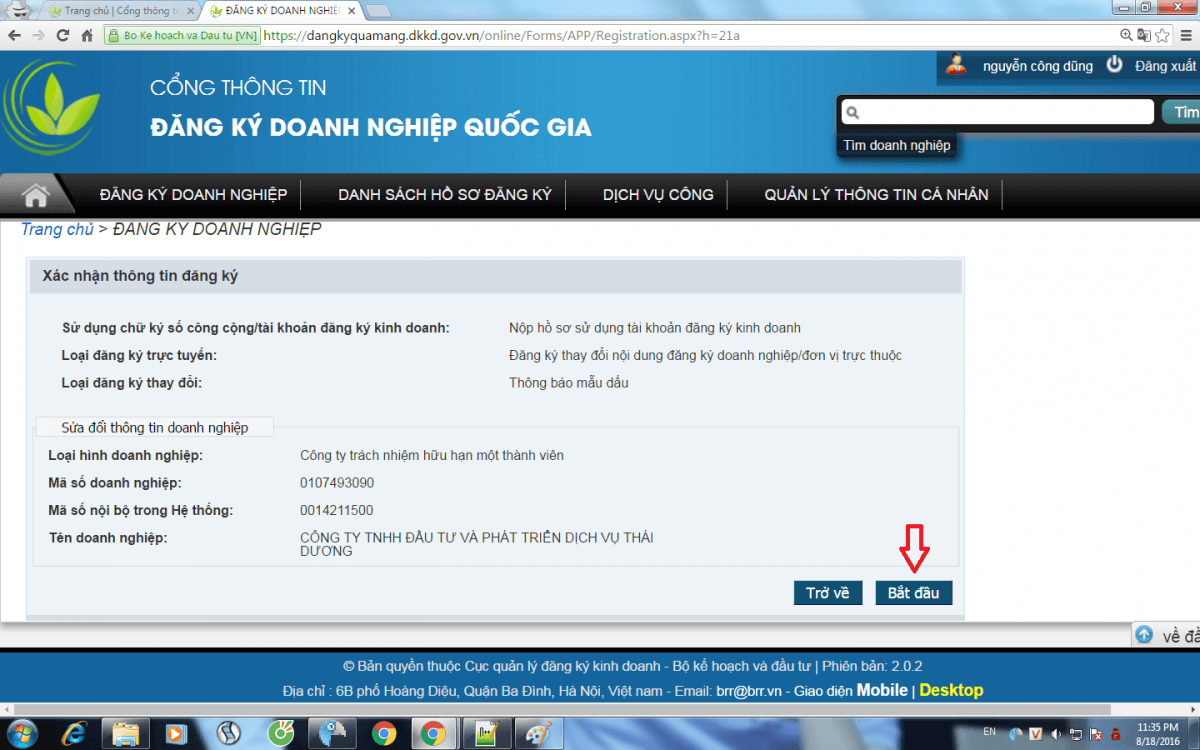 Thủ tục đăng ký mẫu dấu doanh nghiệp 