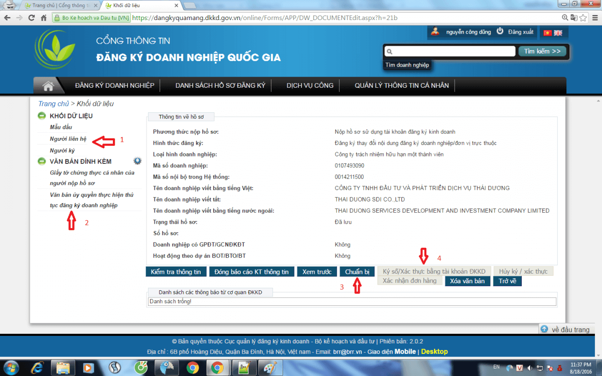 Hồ sơ cần chuẩn bị để đăng ký mẫu con dấu công ty