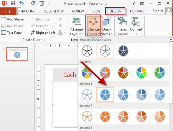 Tạo cây sơ đồ trong powerpoint