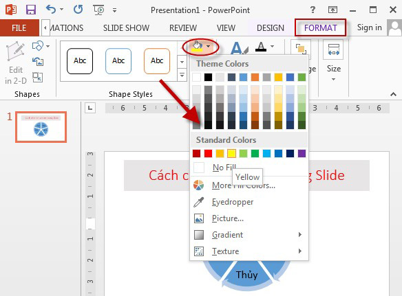 Tạo cây sơ đồ trong powerpoint