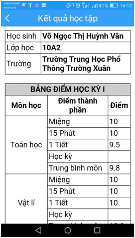 Hướng dẫn Học sinh học trực tuyến