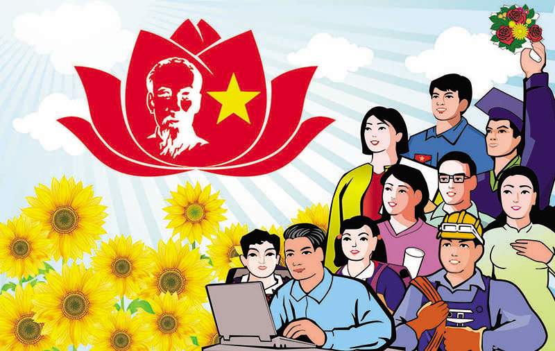 Tranh cổ động mừng ngày quốc khánh 2/9