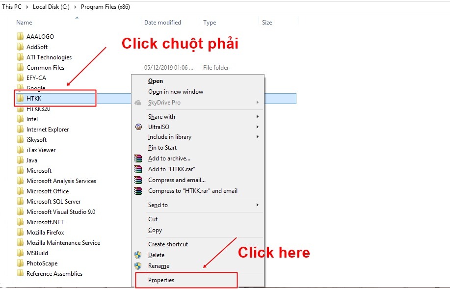 Các bước khắc phục lỗi phần mềm HTKK tự thoát ra