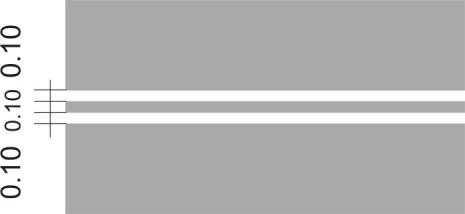 Vạch trắng nét liền đôi