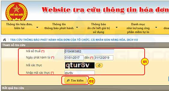 Cách tra cứu Thông báo phát hành hóa đơn đã được chấp thuận chưa