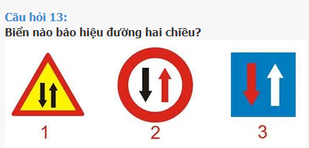 Đề thi thử bằng lái A1