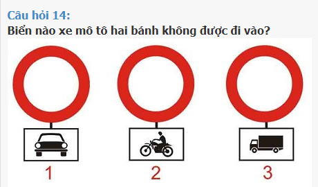 Đề thi thử bằng lái A1