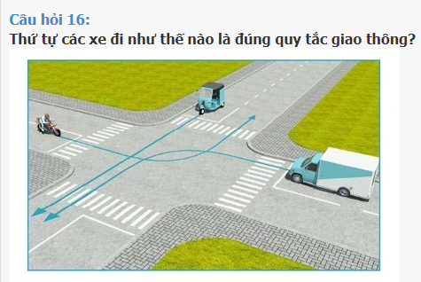 Đề thi thử bằng lái A1