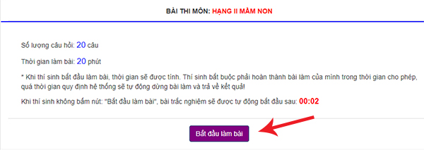 Thi thăng hạng giáo viên hạng 2