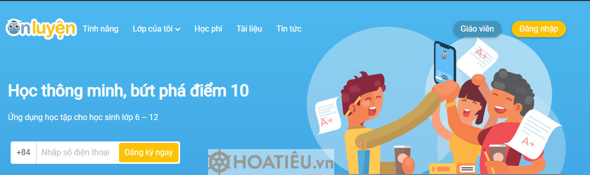 Cách đăng nhập onluyen.vn