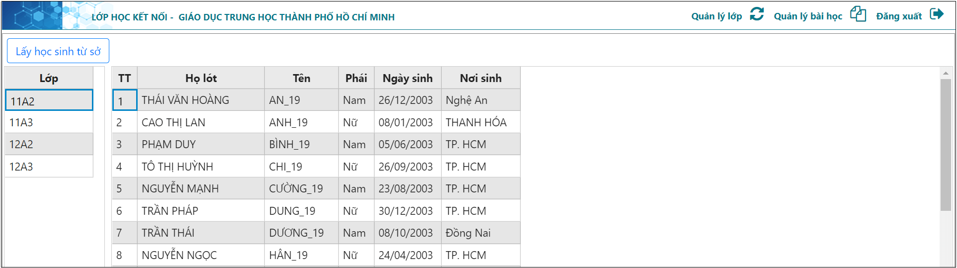 Cách sử dụng hệ thống lophoc.hcm.edu.vn 