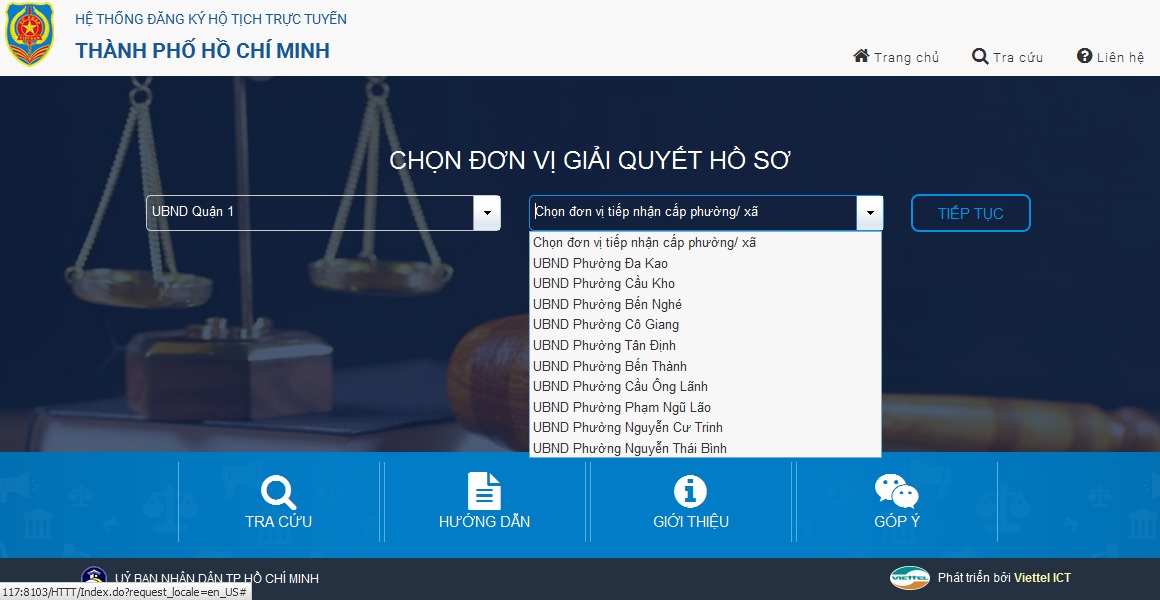 Đăng ký khai sinh trực tuyến