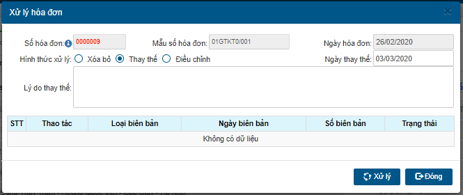 Hủy bỏ hóa đơn trên phần mềm hóa đơn điện tử
