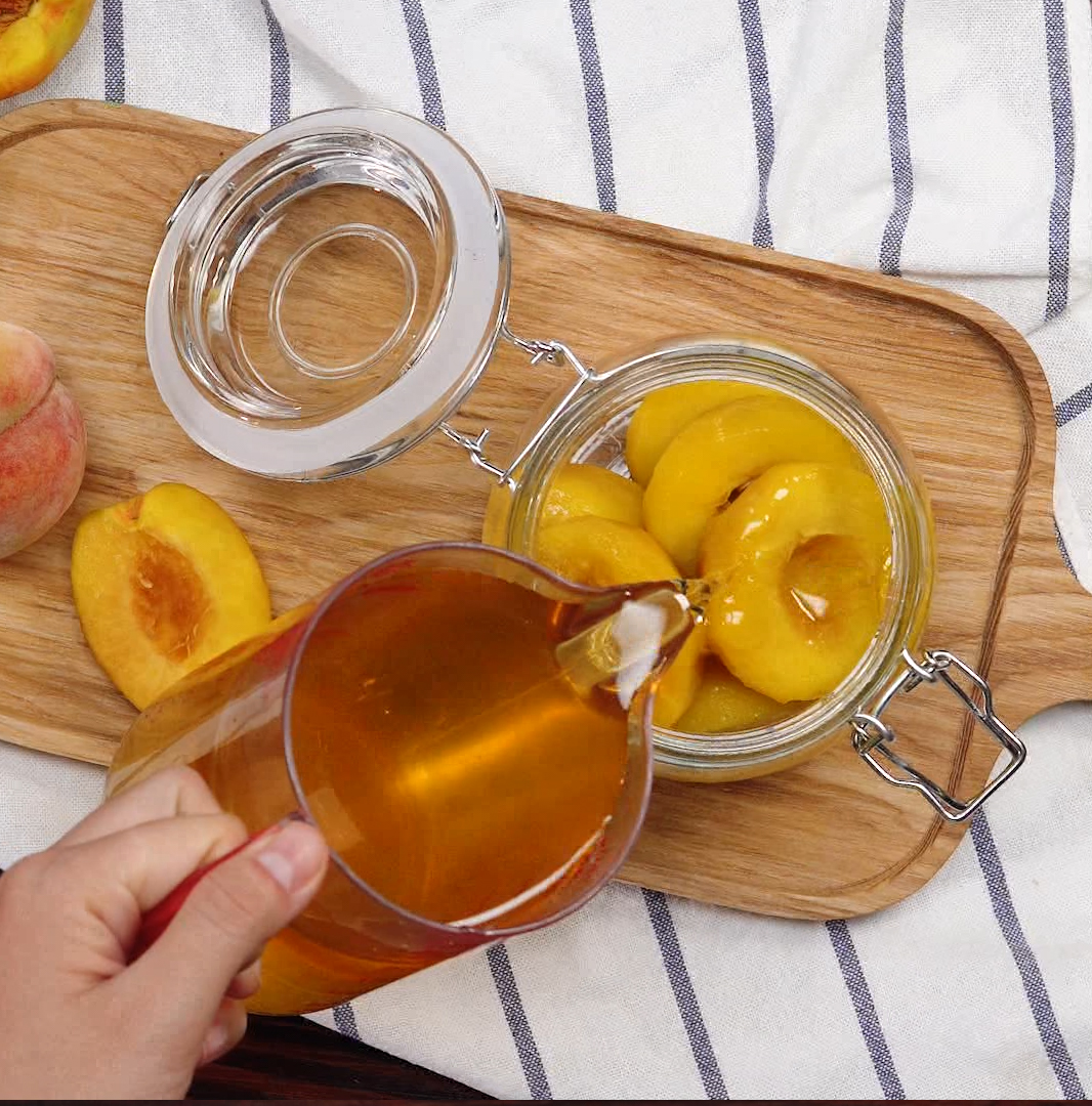 Công thức làm đào ngâm