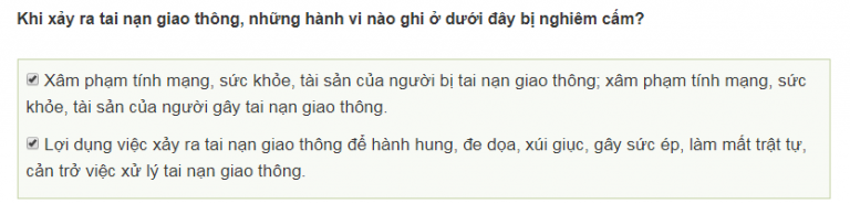 Mẹo thi bằng lái xe A1 thực hành
