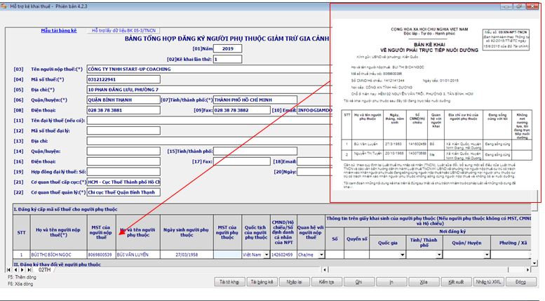 Thủ tục cắt giảm người phụ thuộc trên htkk