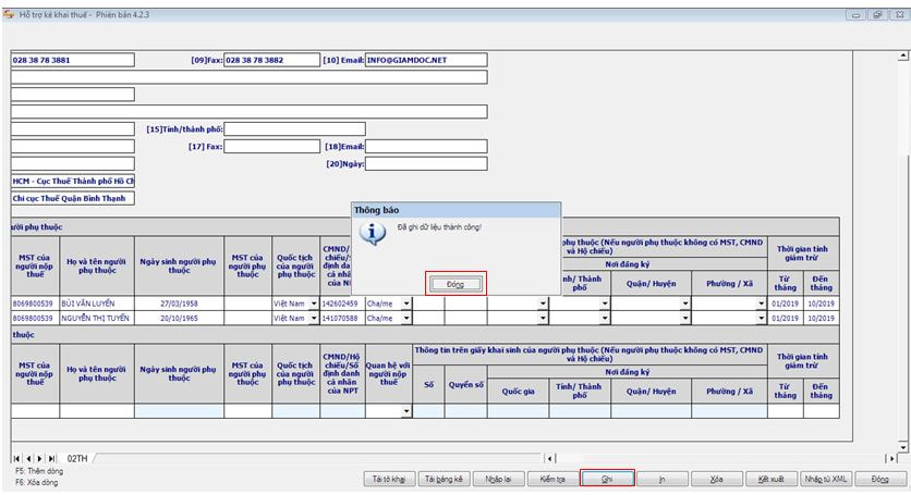Thủ tục cắt giảm người phụ thuộc năm 2020