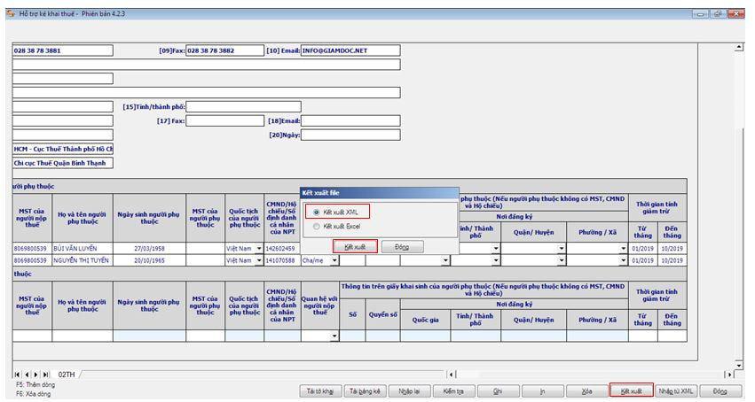 Thủ tục cắt giảm trừ người phụ thuộc mới nhất