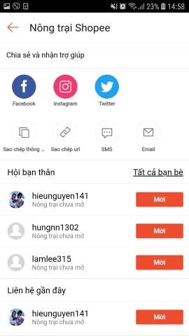 Hướng dẫn chơi nông trại Shopee