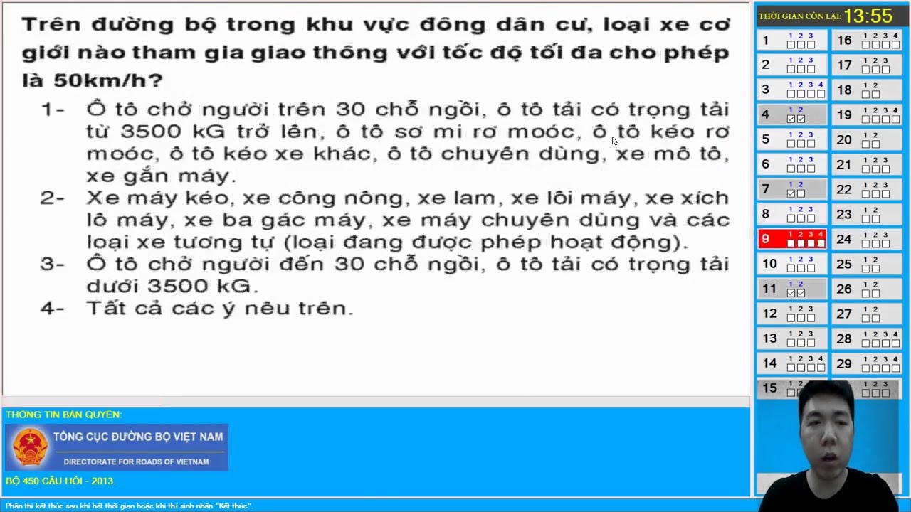 Kinh nghiệm thi lý thuyết lái xe bằng B2
