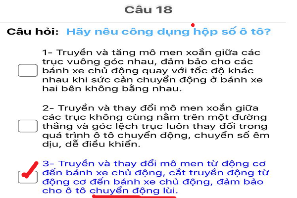 Mẹo thi lý thuyết B2