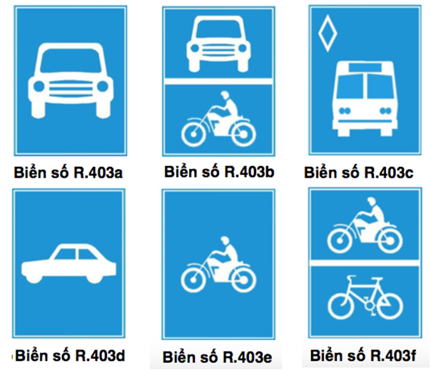 Biển hiệu lệnh R.403