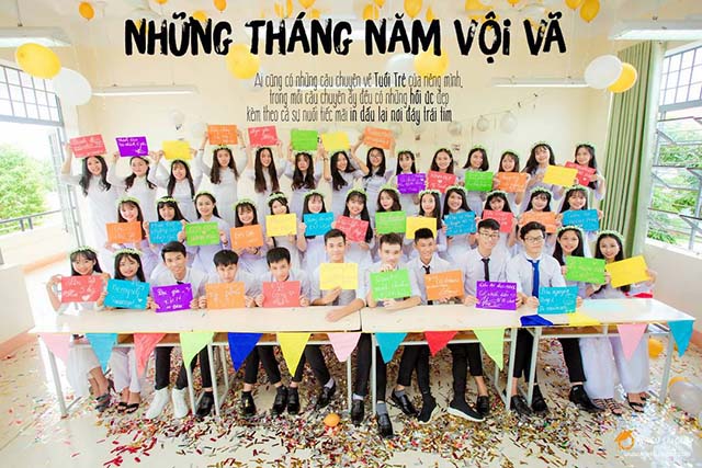 Cách trang trí kỷ yếu lớp