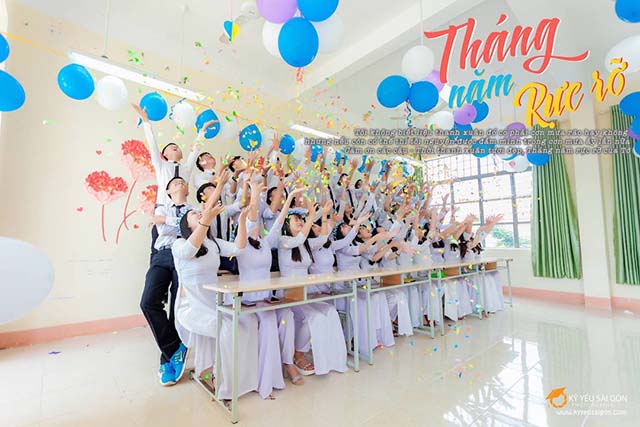 Cách trang trí kỷ yếu lớp