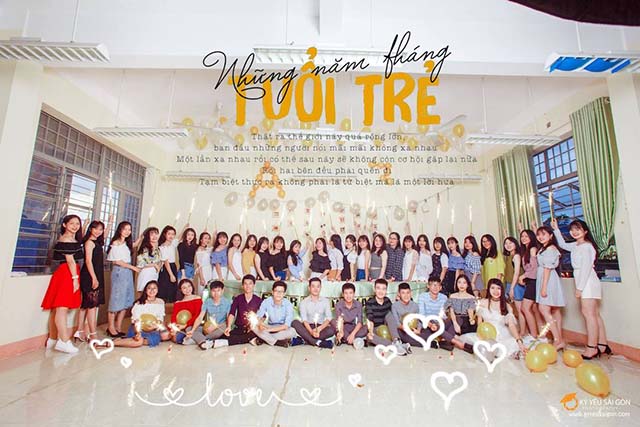 Cách trang trí kỷ yếu lớp