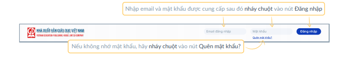 Hướng dẫn đăng nhập chương trình tập huấn sách giáo khoa mới