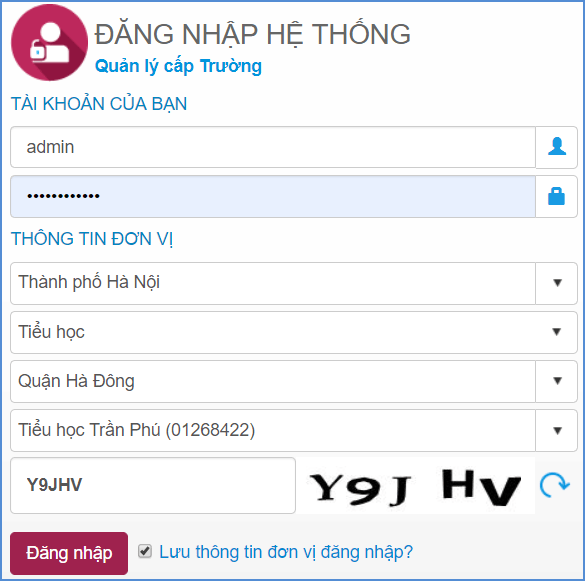 Hướng dẫn vào Cơ sở dữ liệu ngành
