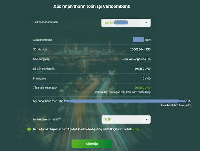 gia hạn bảo hiểm y tế trên Cổng dịch vụ công Quốc gia