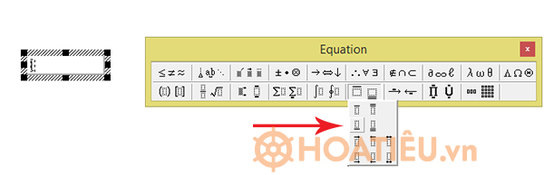 Cách đặt tính dọc trong word