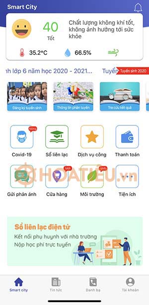 Cài đặt Hà Nội Smart City
