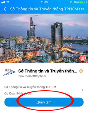 Khai báo y tế trên zalo