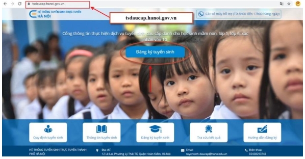 Các bước xác nhận nhập học trực tuyến lớp 10 tại Hà Nội