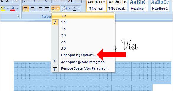 Phông chữ tiểu học có ô ly