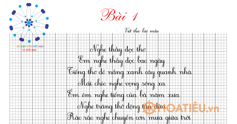 File luyện chữ nhỏ và chữ sáng tạo cho học sinh