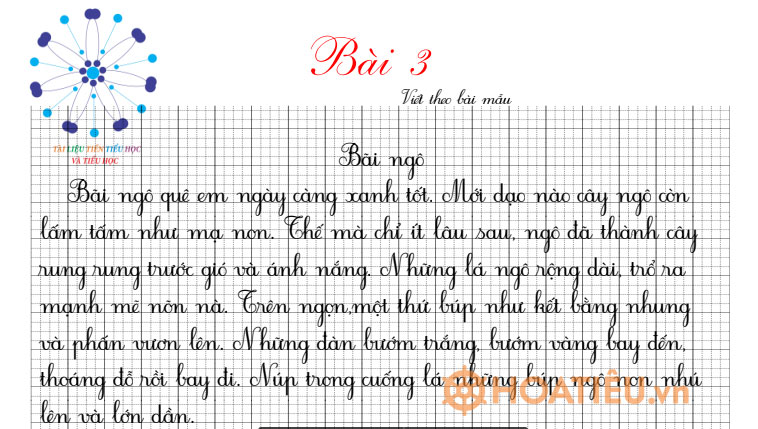 Tài liệu luyện chữ nhỏ