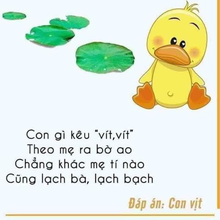 Câu đố lớp 1 có đáp án