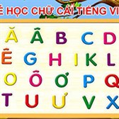 Bảng chữ cái Tiếng Việt sách Chân trời sáng tạo