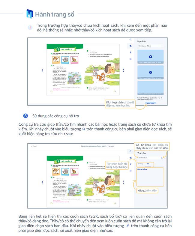 Hướng dẫn sử dụng hành trang số