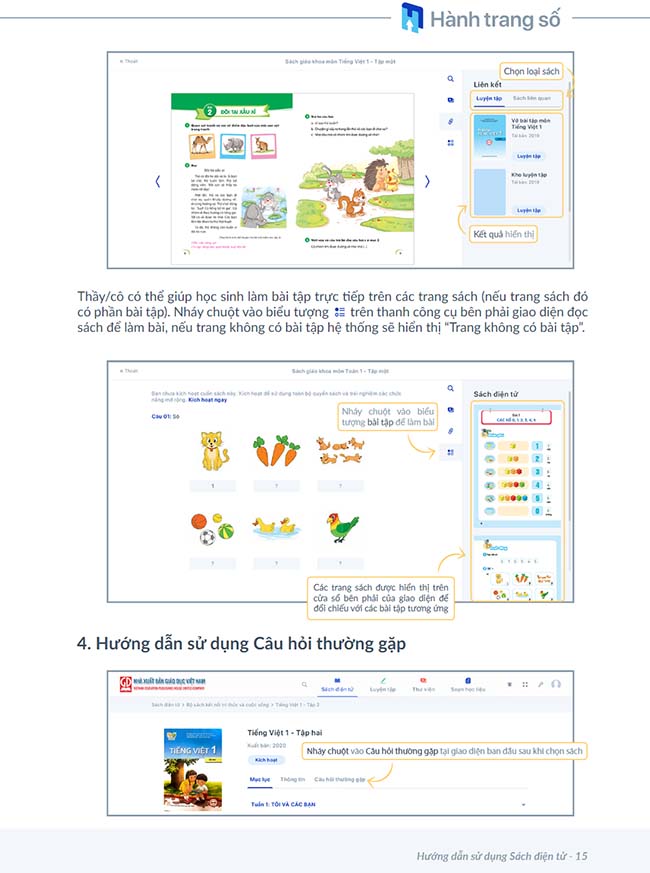 Hướng dẫn sử dụng hành trang số