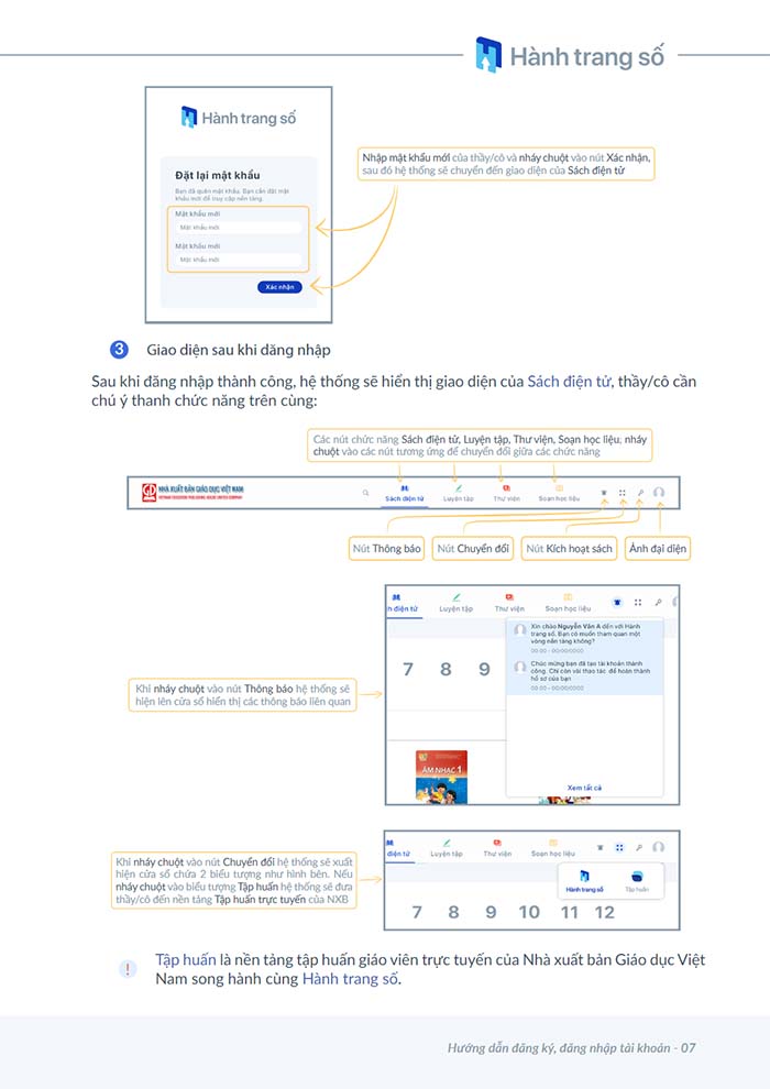 Đăng ký tài khoản hành trang số