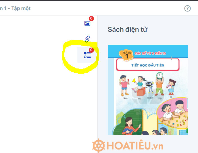 Cách tải ảnh SGK lớp 1